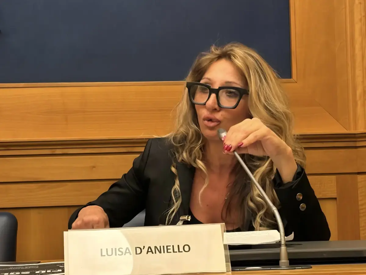 Luisa D'Aniello interviene alla Camera dei Deputati, luglio 2026